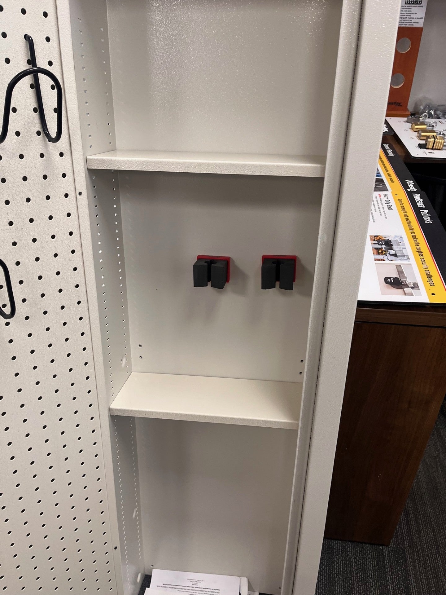 V-Line Closet Vault Plus Gun Cabinet 51653-S-PLUS with Peg Board - Blemished