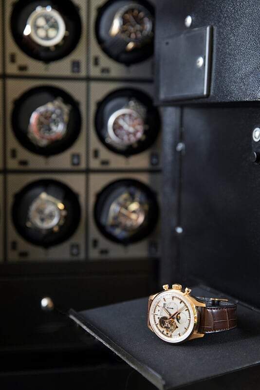 BlumSafe Luxury Display Door Watch Winder Wall Safe USA Built Gen 2.0