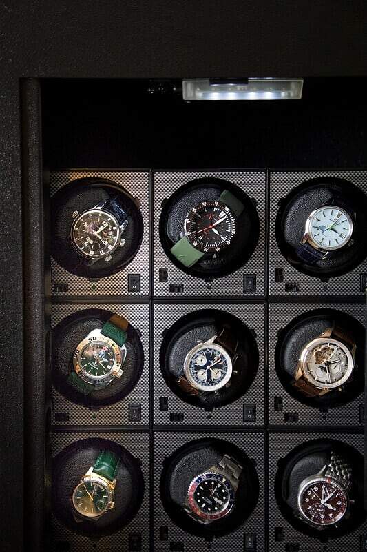 BlumSafe Luxury Display Door Watch Winder Wall Safe USA Built Gen 2.0