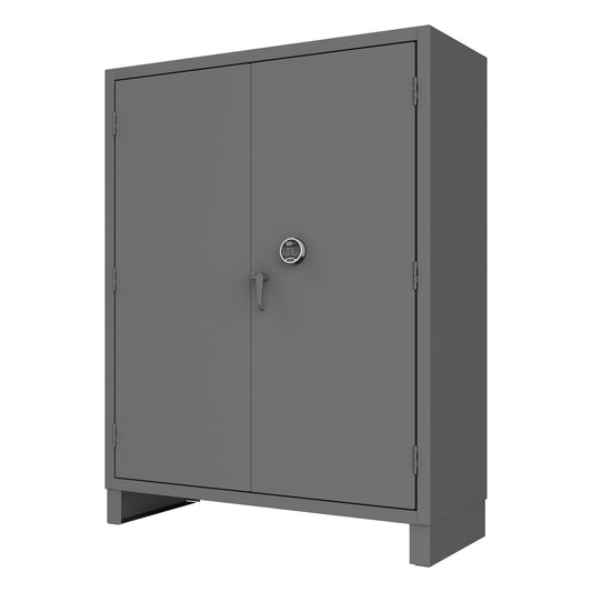 Durham HDCPL-246078-4S-95 12-Gauge Security Access Control Cabinet with 4 Shelves